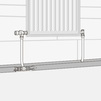 Photo REHAU RAUTITAN radiator bend, stainless steel, length 500 mm, d - 16 [Code number: 12408511001 / 240 851 001]