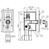Draft Hutterer & Lechner Recessed washing device trap with air admittance valve HL902, DN40/50 [Code number: HL 404.1]