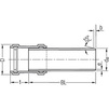 Draft REHAU RAUPIANO PLUS sewage pipe, length 0,15 m, price for 1 pc, d - 50 [Code number: 11200941004 / 120 094 004]