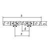 Draft [TEMPORARILY NOT SUPPLIED] - REHAU RAUTITAN Bracket for wall power outlet [Code number: 11055381008 / 105 538 008]