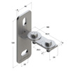 Draft Channel support bracket, transverse, type 28, 4F2, M8 [Code number: 09116001]
