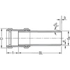 Draft REHAU RAUPIANO PLUS sewage pipe, length 0,5 m, price for 1 pc, d - 50 [Code number: 11201141222 / 120 114 222]