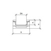 Draft Gidrolica Drainage channel concrete box (СО-100mm) КП 100.16 (10).8(4,5) - BGF [Code number: 11000]