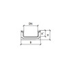 Draft Gidrolica Drainage channel concrete box (СО-150mm) КП 100.21 (15).12,5(9) – BGF, DN - 150, 1000x210x125 mm [Code number: 11052]
