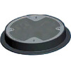 Photo Wavin Tegra 1000 NG cast iron cover with concrete filling, D400/-/770 [Code number: 3164804335 / 22986542]