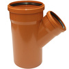 Photo [REPLACEMENT: 20350.R.B] - SINIKON Outdoor sewerage T-piece 45°, uPVC, d - 160*160 [Code number: 20350.R]