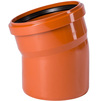 Photo SINIKON Outdoor sewerage Bend 15°, uPVC, d - 200 (price on request) [Code number: 23100]