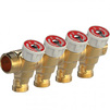 Photo Giacomini Plumbing manifold with valves, d - 3/4", d1 - 1/2", 2 outlets (price on request) [Code number: R585CY072]