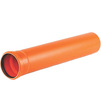 Photo Chemkor Outdoor sewerage Socket pipe, uPVC, SN2, d - 160*3,2, length 1 m, price for pc [Code number: 1491002]