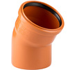 Photo [ARTICLE REPLACED BY 39737] - RTP BETA ORANGE Bend 30°, PP-B, for outdoor sewage, with socket, d - 160 [Code number: 11653]