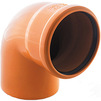 Photo [PART NUMBER REPLACED BY 11663] - RTP BETA ORANGE Bend 90°, PP-B, for outdoor sewage, with socket, d - 200 [Code number: 15611]