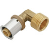 Photo KAN-therm ultraPRESS Elbow 90° brass with male thread, press connection, d 20, R 3/4" [Code number: 1009070013]